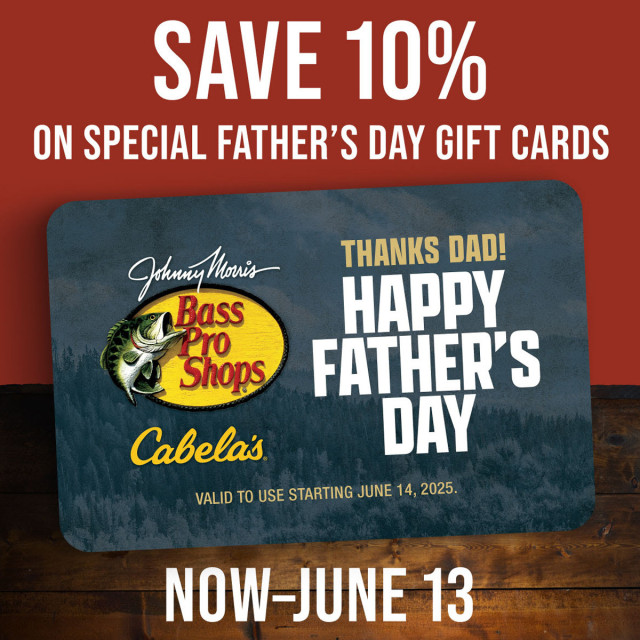 Save 10% on Special Father's Day Gift Cards