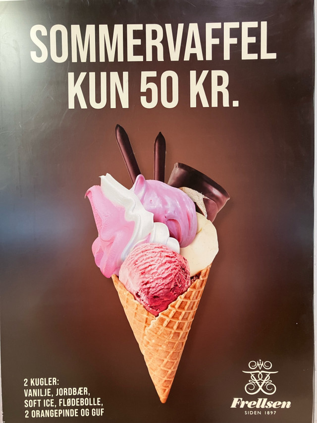 Sommerisvaffel  😋