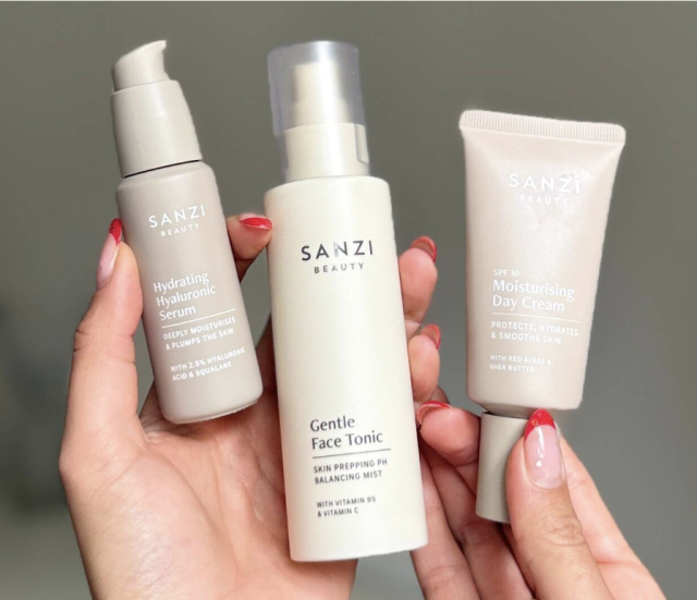 Sanzi Beauty hudplejerutine - skånsom og effektiv