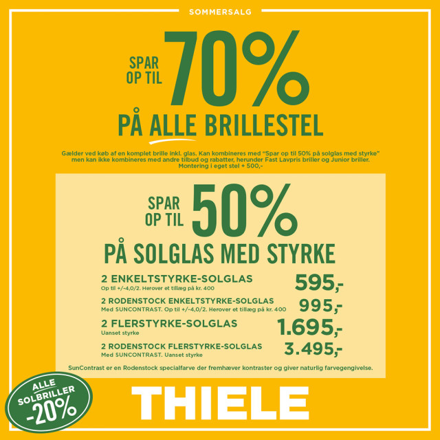 Sommersalg hos Thiele