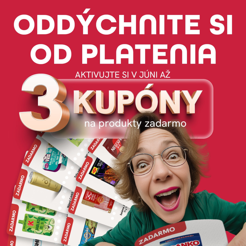 Kupóny na nákup zadarmo