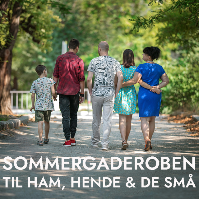 Sådan skaber du den perfekte sommergarderobe – til ham, hende og de små