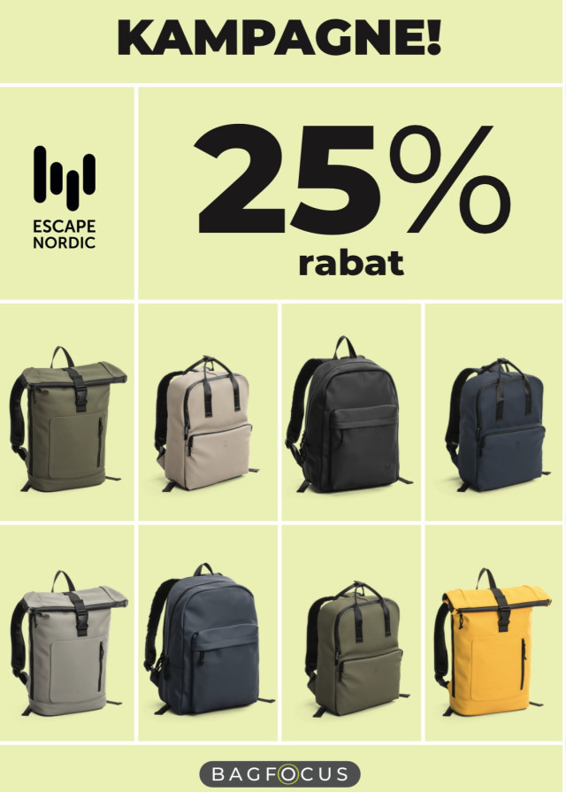Escape Nordic Rygsække 🎒 