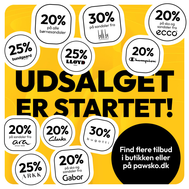UDSALGET ER STARTET! 🤩