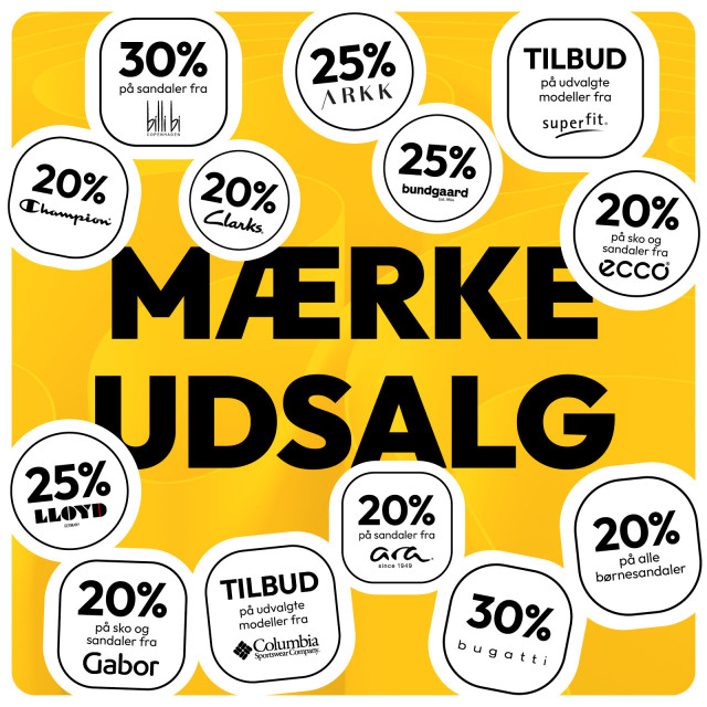 MÆRKEUDSALG 💛💛