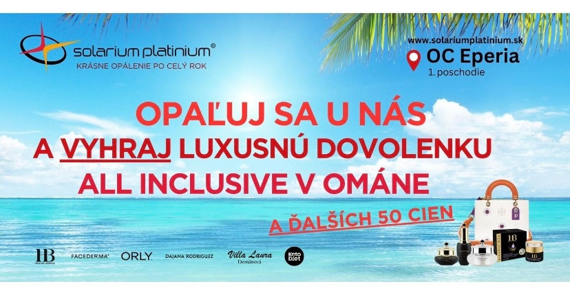 Súťažiť sa oplatí. Príď a vyhraj skvelé ceny.