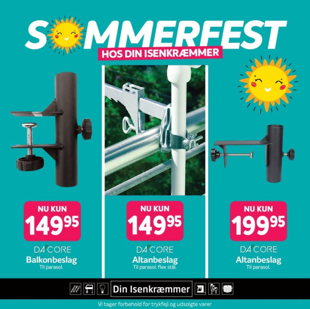 Beslag til parasol⛱️