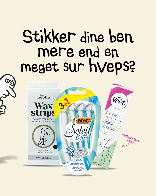 Stikker dine ben mere end en meget sur hveps?