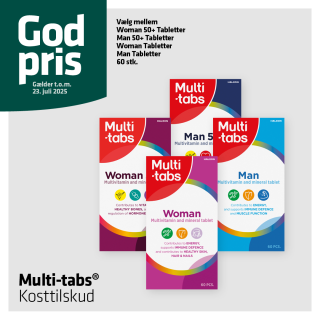 God tilbud på multivitaminer til hele familien