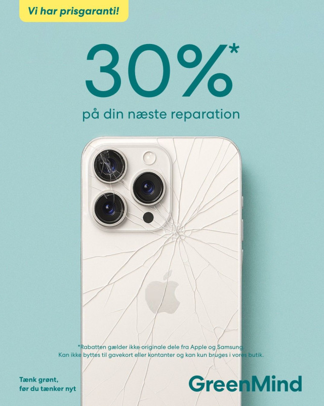 Har du smadret din skærm eller brug for et nyt batteri? 🪫📱
