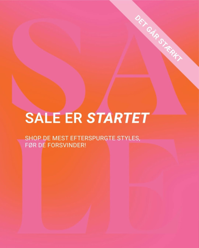 SALE ER STARTET 🟠🔴