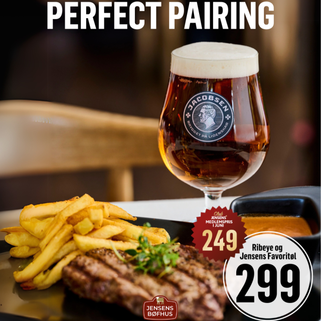 Perfect Pairing med Jensens Favoritøl