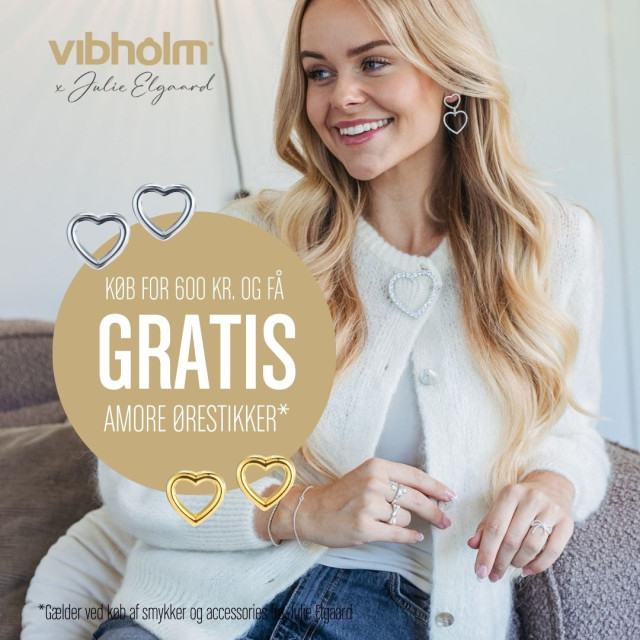 🤍KØB FOR 600,- JULIE ELGAARD OG FÅ ET SÆT GRATIS ØRERINGE🤍