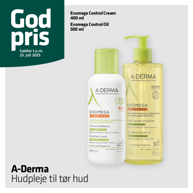 Godt tilbud til soltør hud