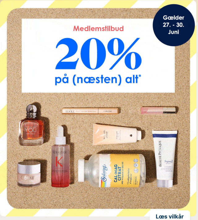 20% på næsten alt*