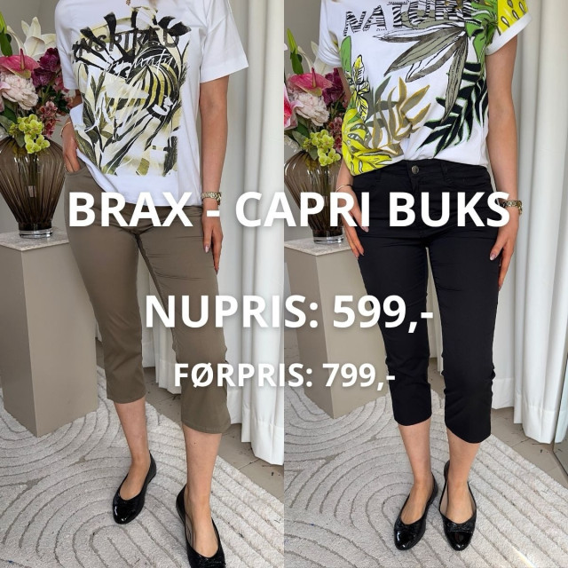 🌸 BRAX Capri-buks – NU KUN 599,- 🌸