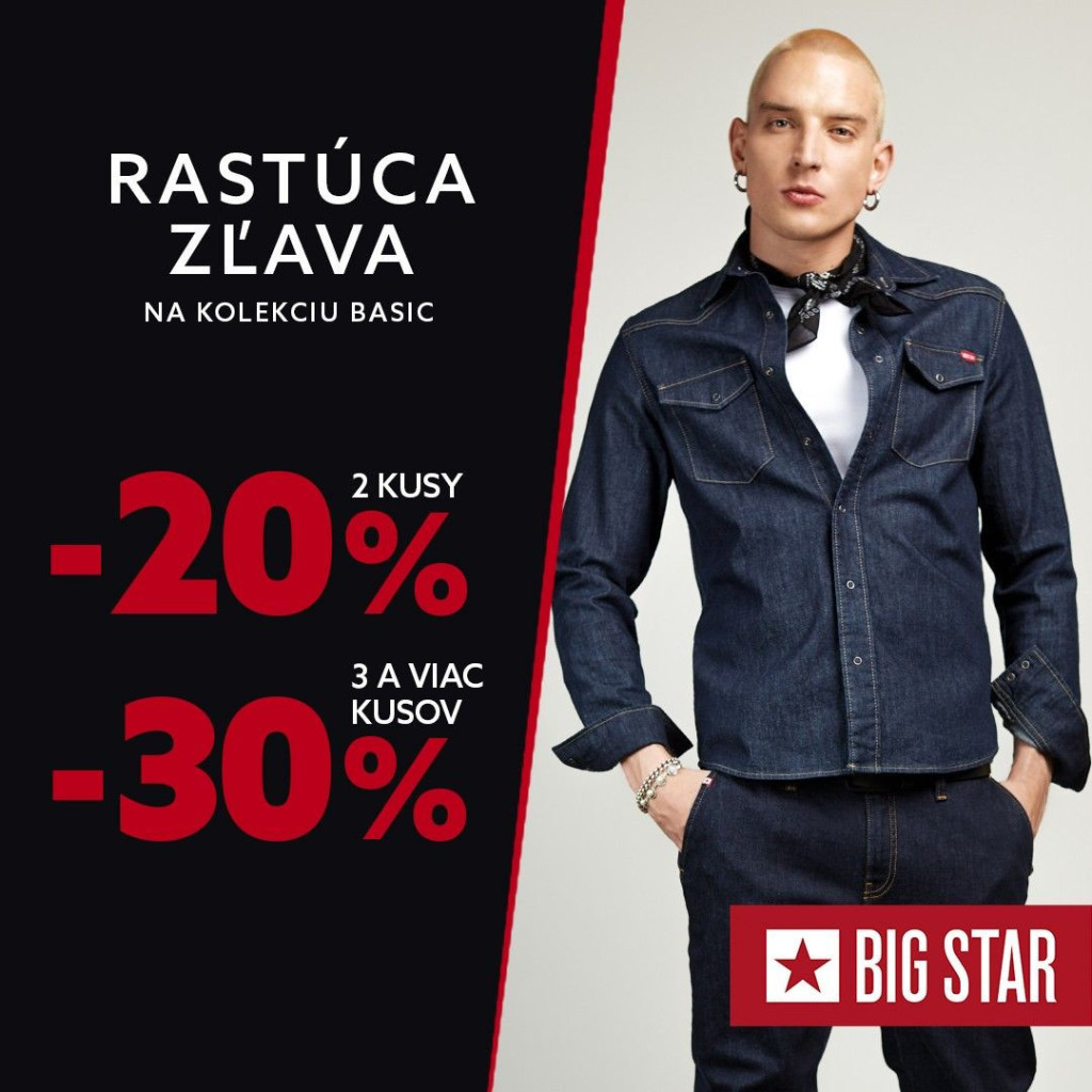 Rastúca zľava na BASIC