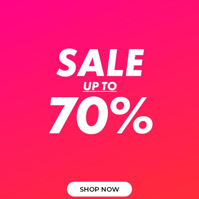 Op til 70% på udsalg🤩