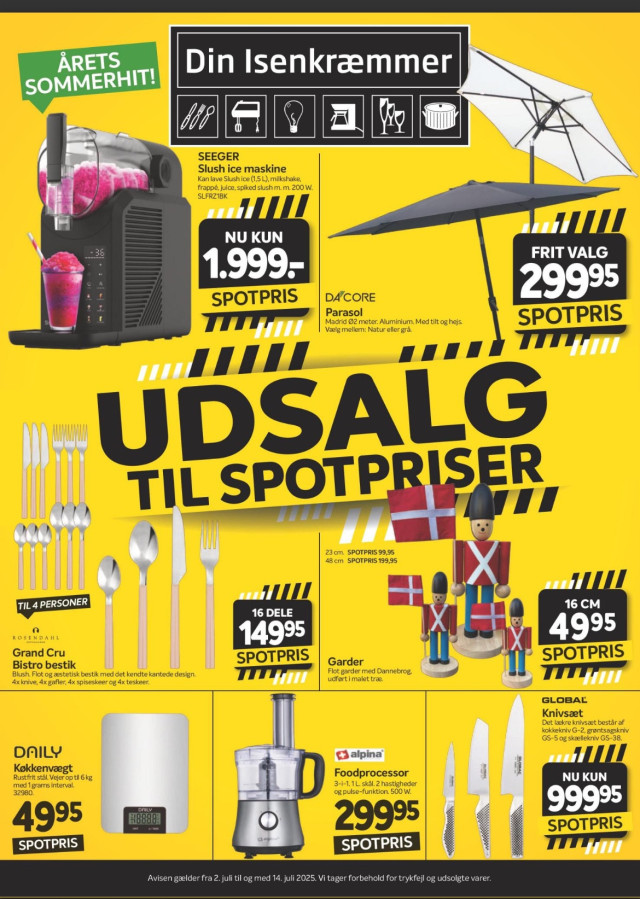 Så er UDSALGET skudt i gang 😀