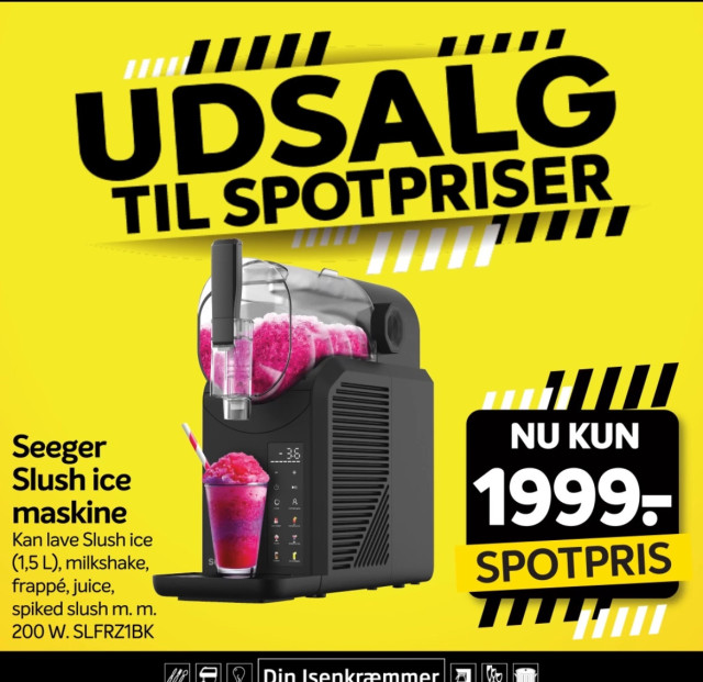 SEEGER Slush ice maskine