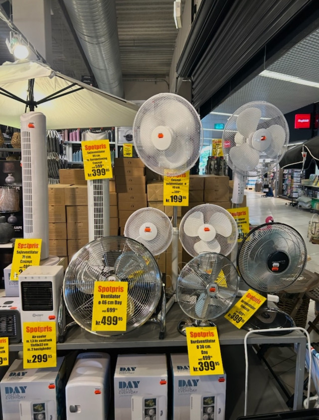 Ventilatorer ☀️💨❄️