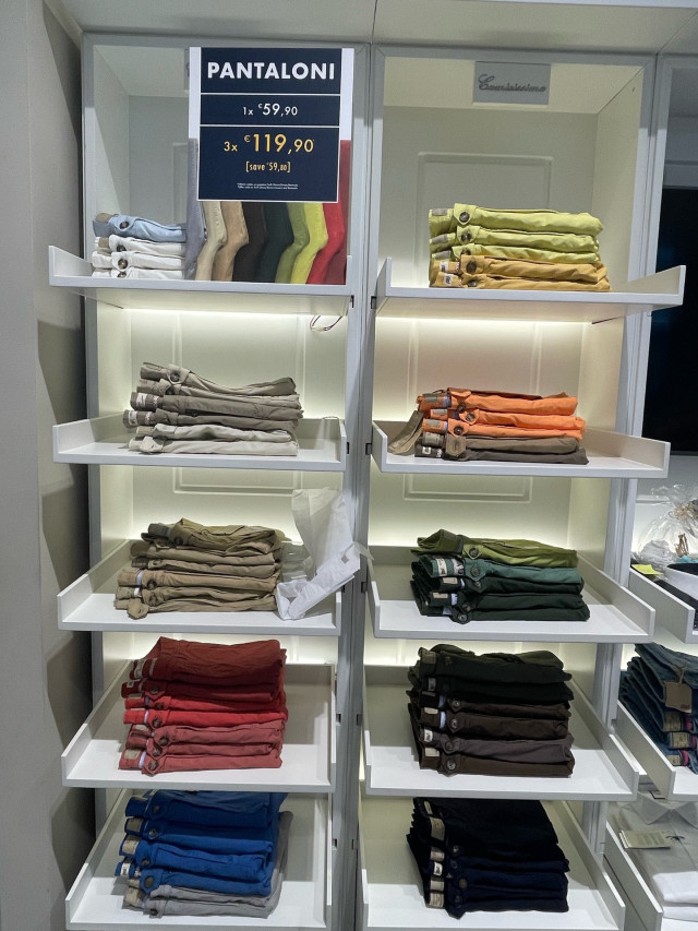 3 pantaloni a 119,90€