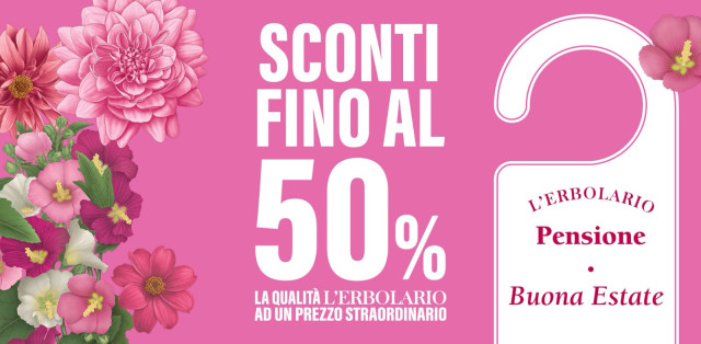 Approfitta degli sconti fino al 50%!!