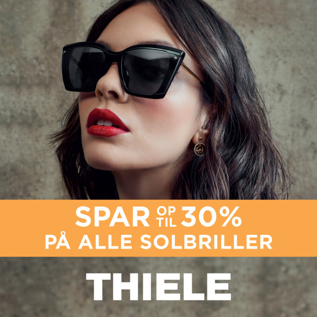 op til 30% på alle solbriller
