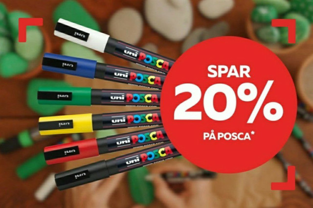 20% PÅ POSCA