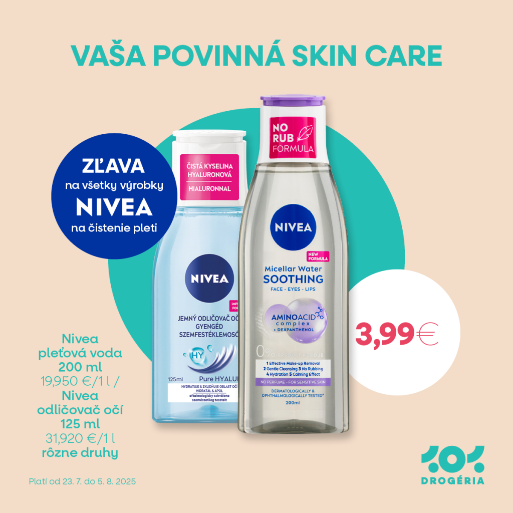 💧 Vaša každodenná skin care rutina začína tu!