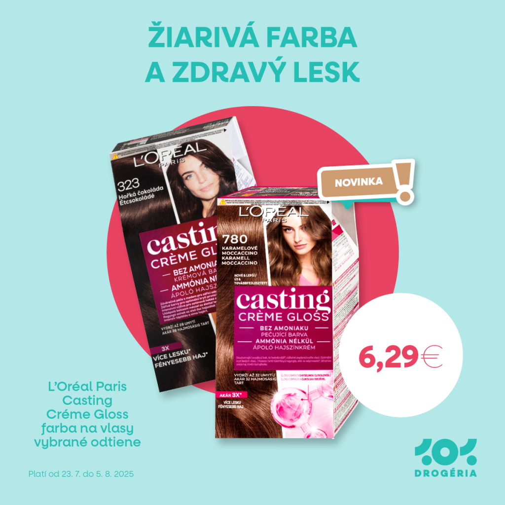 💁‍♀️ Žiarivá farba, zdravý lesk