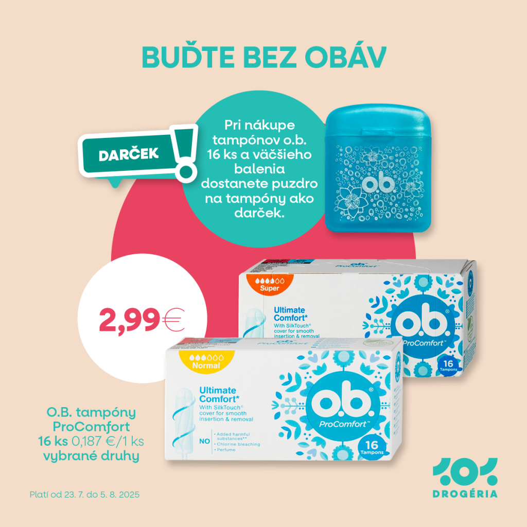 🌸 Buďte bez obáv – spoľahlivá ochrana každý deň!