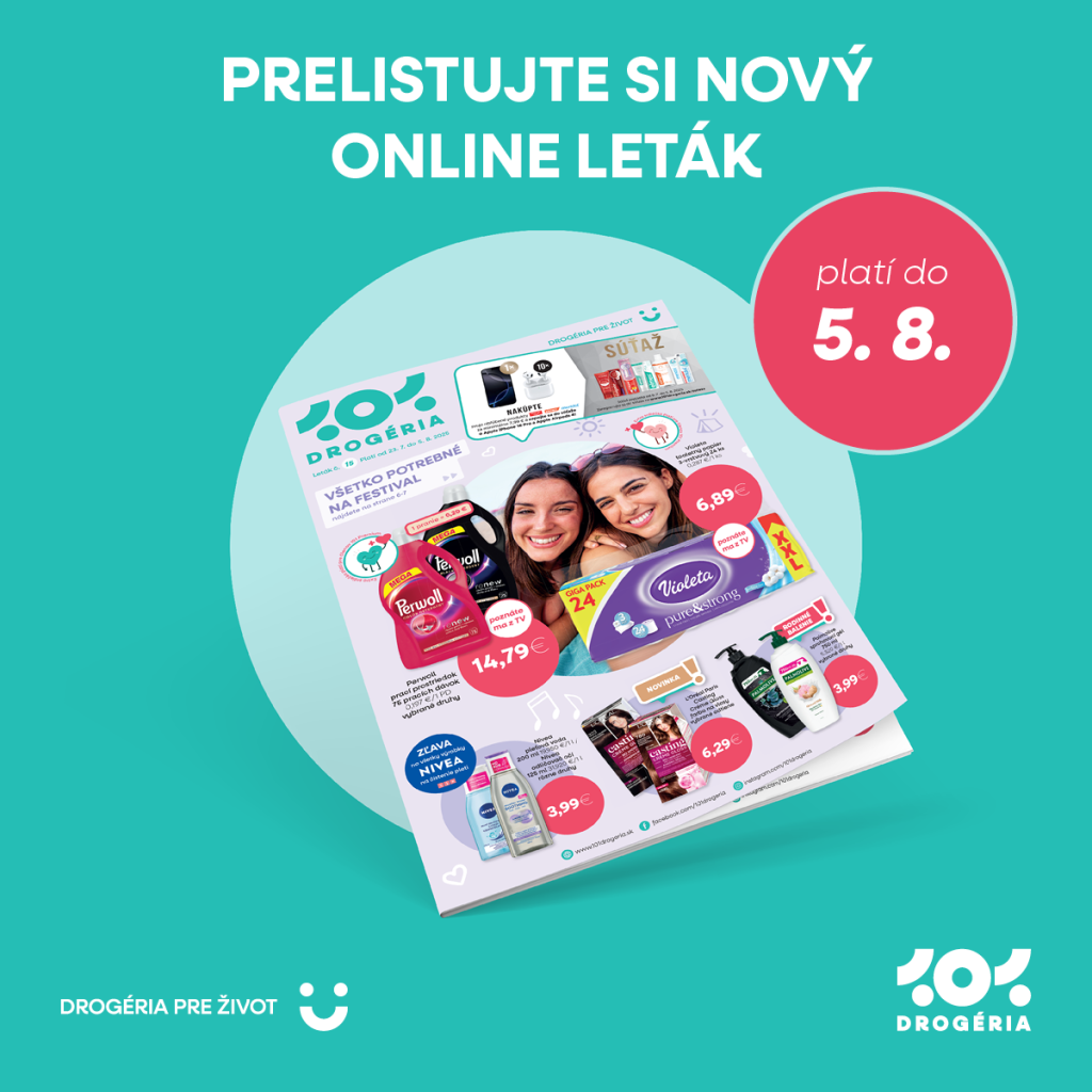 ☀️ Nový leták plný letnej energie a festivalových must-have