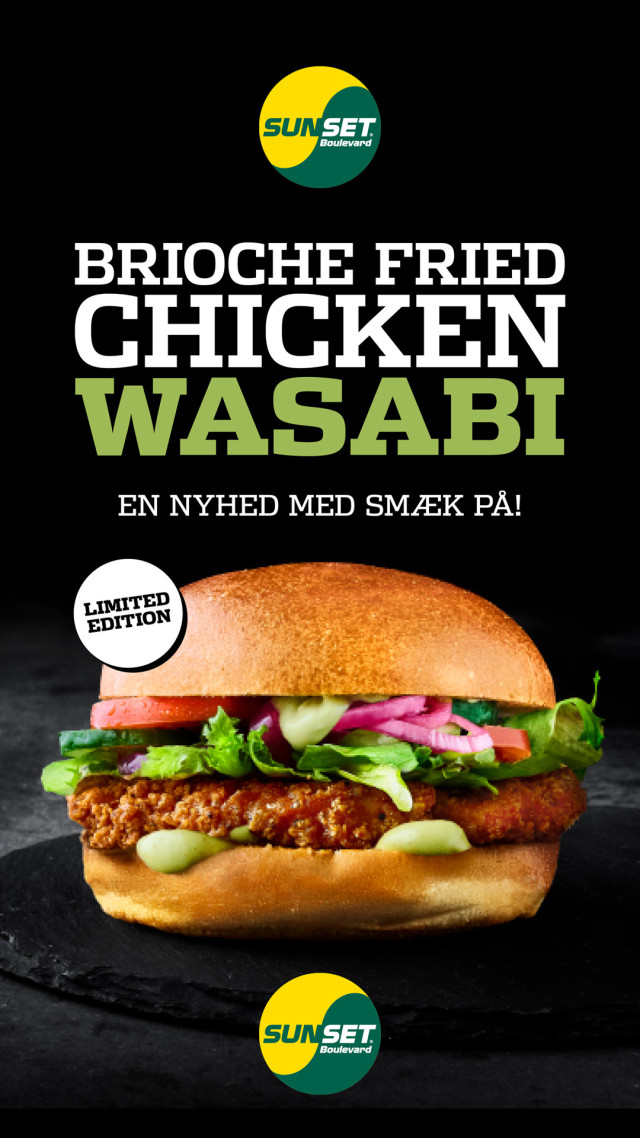 Brioche Crispy Chicken Wasabi 