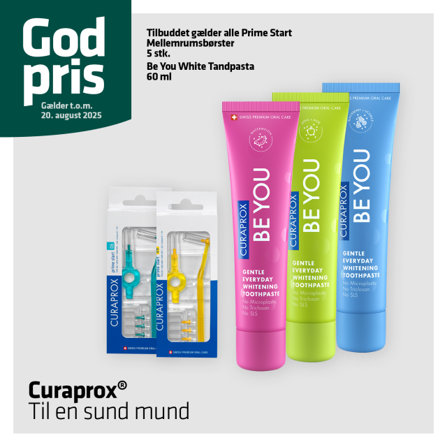 Godt tilbud mod plak på dine tænder