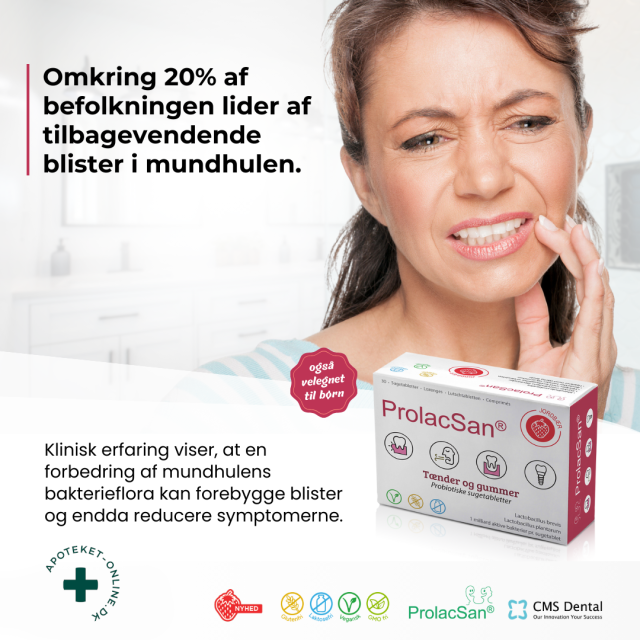 Forebyg blister i munden