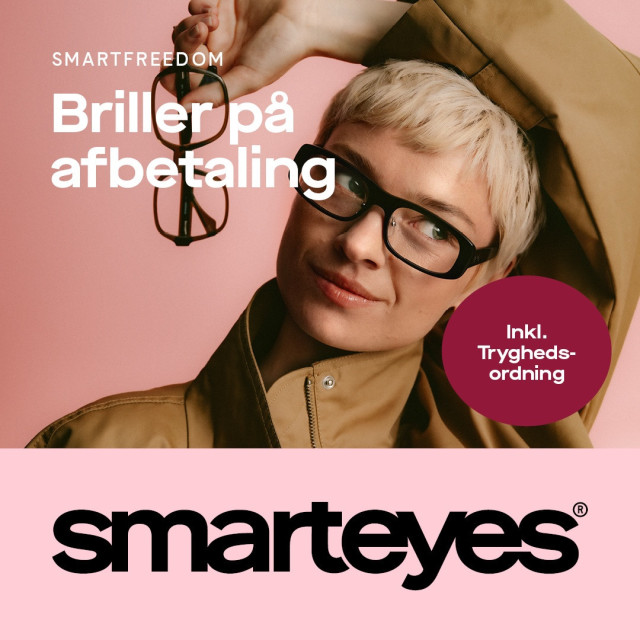 Afbetal 2 par briller fra kun 100 kr. om måneden