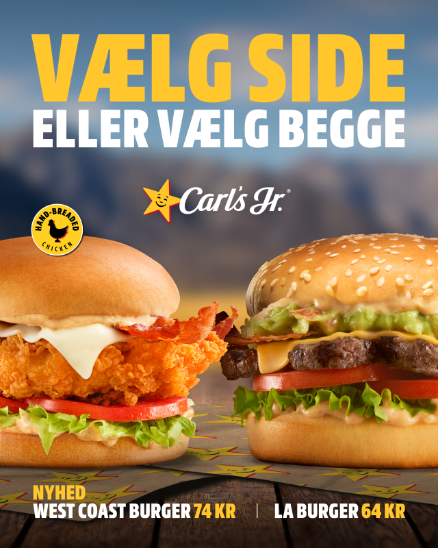 NYHED! West Coast burger eller LA burger