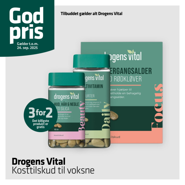Godt tilbud til hud, hår, negle m.m.