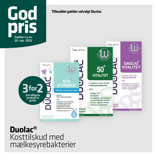 Duolac med mælkesyrebakterier