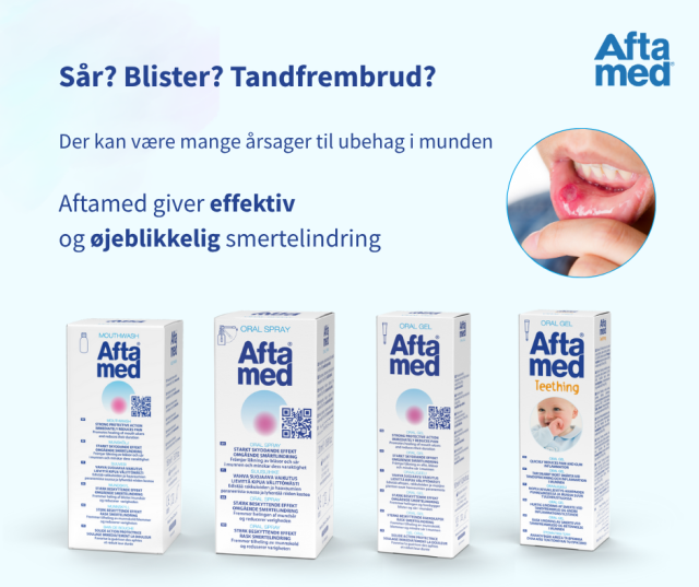 Hjælp mod sår og blister i munden