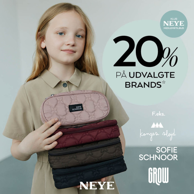 20% PÅ UDVALGTE BØRNEBRANDS❤️