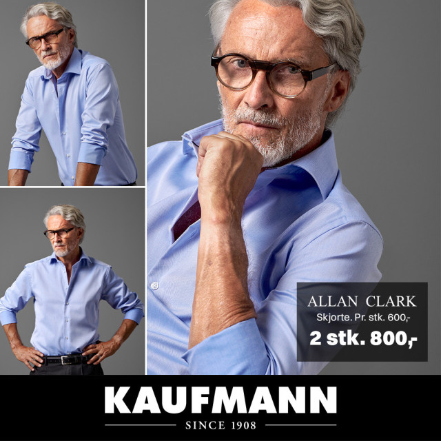 Allan Clark: 2 stk. skjorter for 800,-