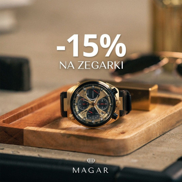 Promocja -15% na zegarki❗