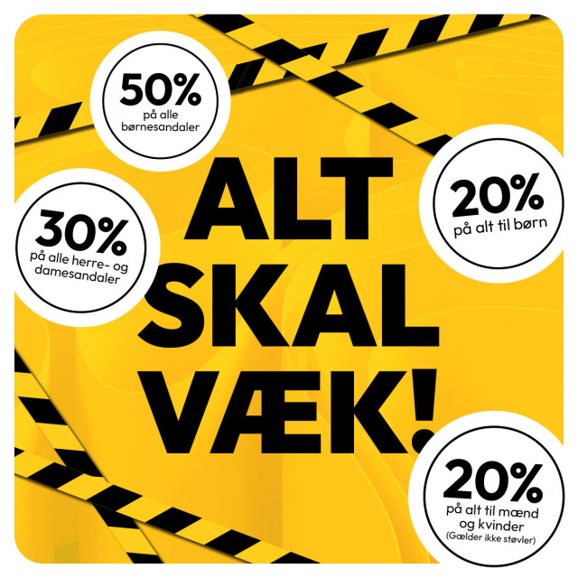 Tøm lageret – alt skal væk! 🚨🟡