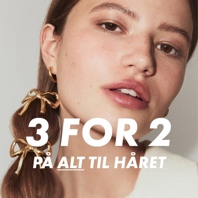 3 for 2 på alt til håret🎀