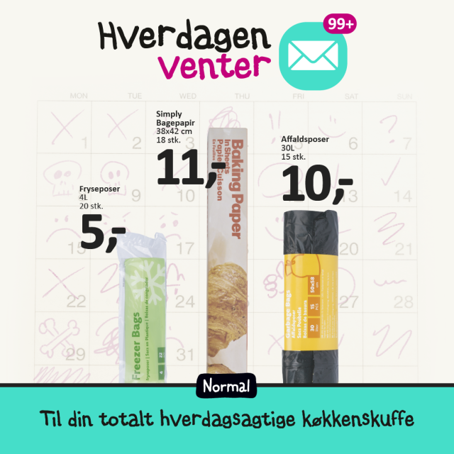 Til din totalt hverdagsagtige køkkenskuffe