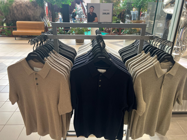 Strikket polo