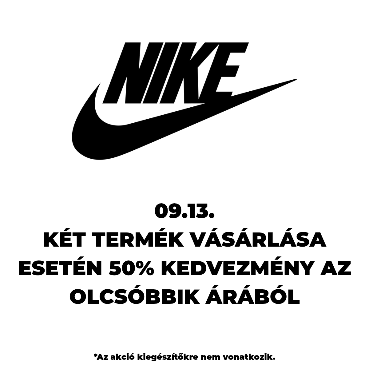 50% minden második termékre*