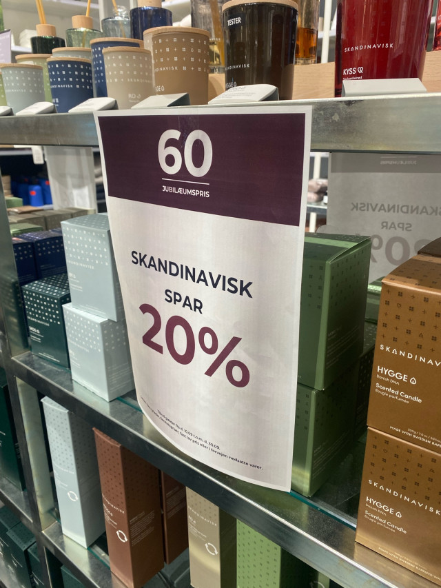 Spar 20% på Skandinavisk